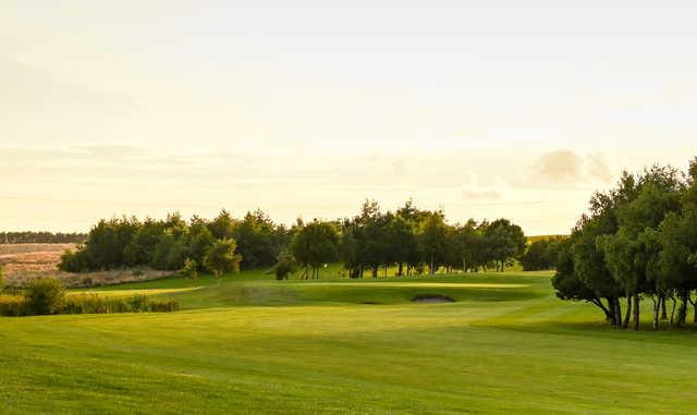 A view from Staining Lodge Golf Course.