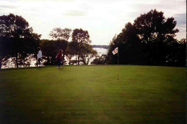 A view of hole #13 at Cold Springs Golf Course