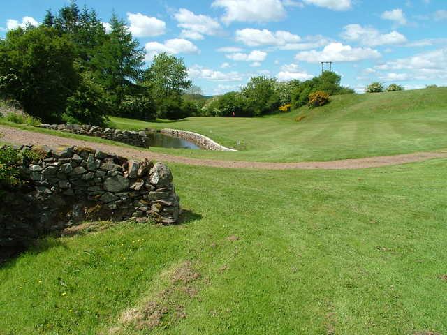 View of the 9th approach at Kirkcudbright Golf Club