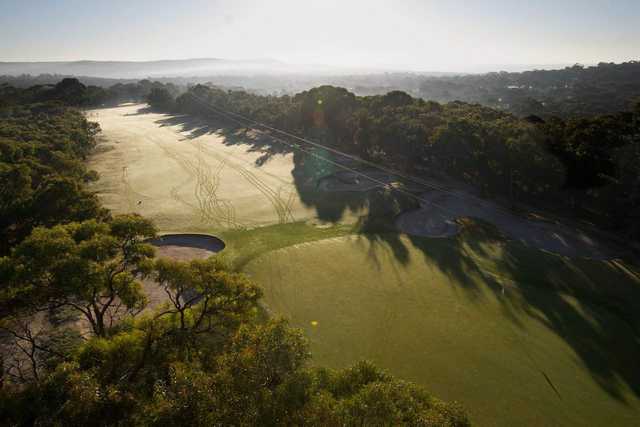 Aerial view from Anglesea Golf Club