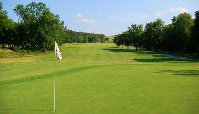A view of hole #10 at Clary Fields Golf Club