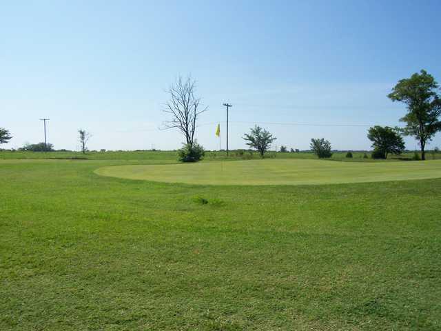 A view of a green at Stroud Golf Course