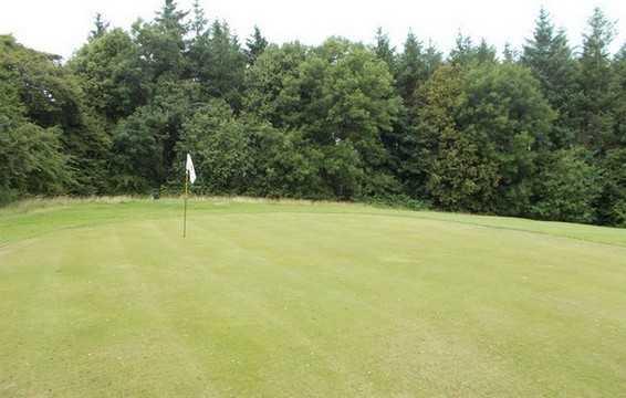 The well maintained greens on the Wee Course at Whitecraigs Golf Club