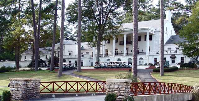 A view of the clubhouse at Mountain Brook Club