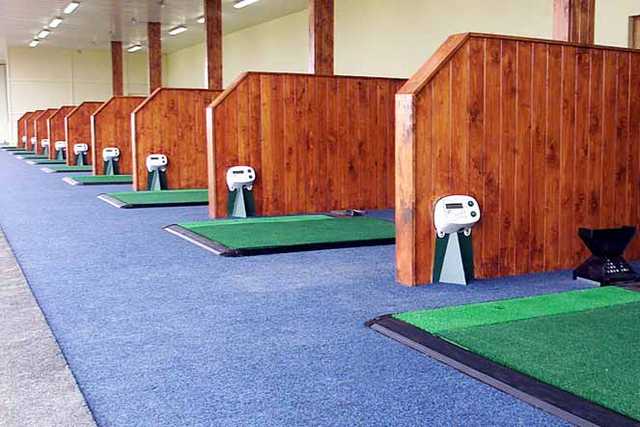 A view of the driving range tees at The Heritage Golf & Spa Resort