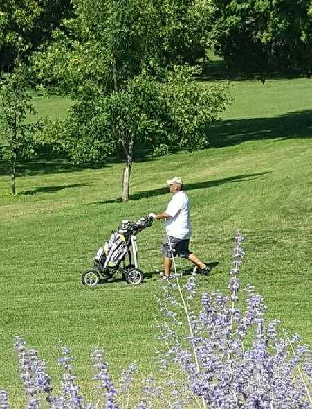 A sunny day view from Lakeside Country Club