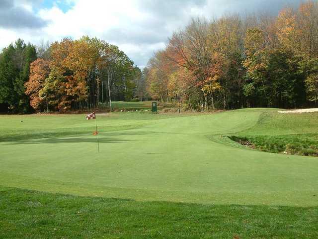 A view of a green at Beaver Meadow Golf Club