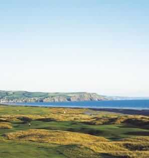 Refreshing sea views from the course at Borth and Ynyslas Golf Club