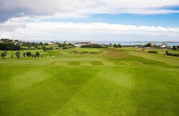 The bunker-guarded 'Crab Pot' 13th hole