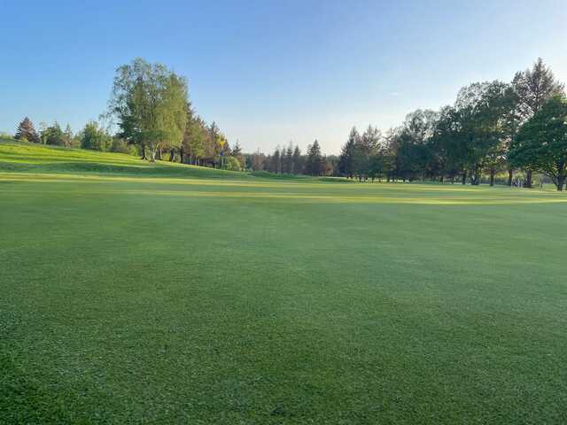 View of the 14th green from Hamilton Golf Club.