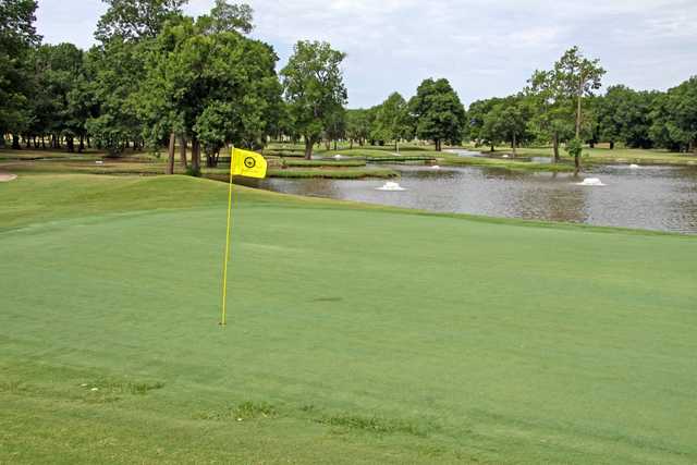 A view of the 5th green at FireLake Golf Course.