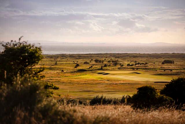 View of the 12th green from Gullane Golf Club - No. 2