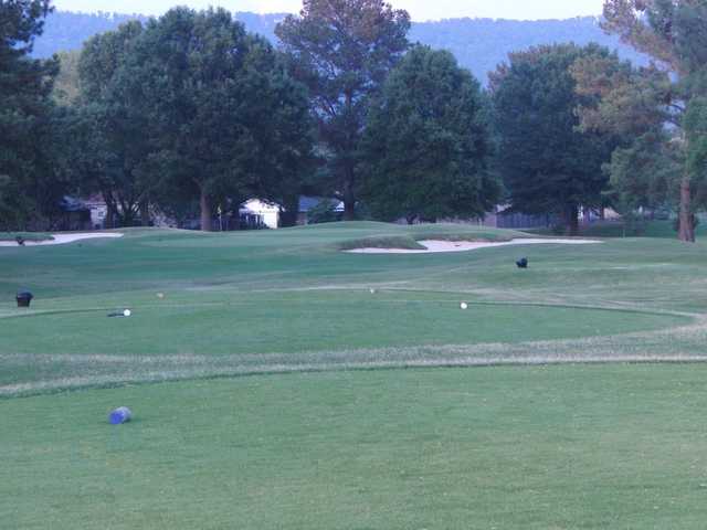 A view of tee #15 at Valleyside from Valley Hill Country Club