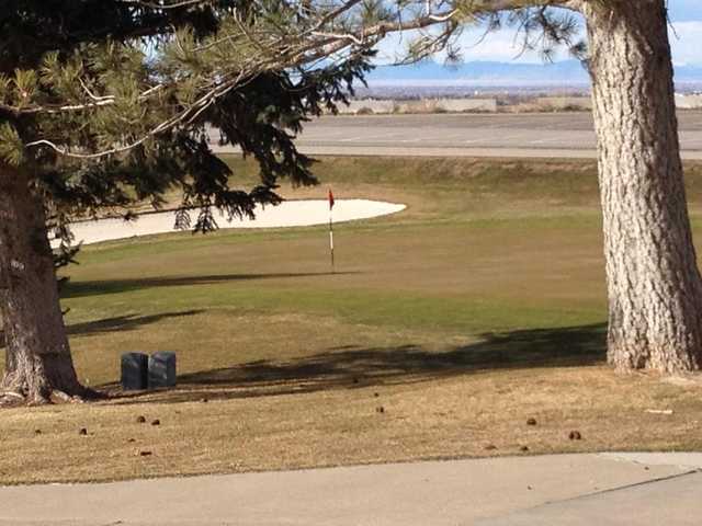 A view of a green at Hubbard Memorial Golf Course