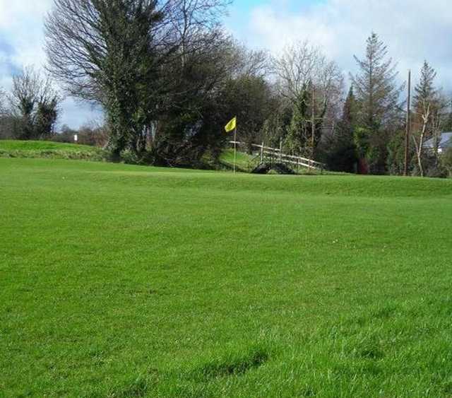 A view of green #9 at Hazel Grove Golf Club.
