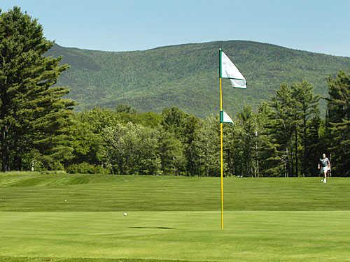 A view of a hole at Lake Sunapee Country Club