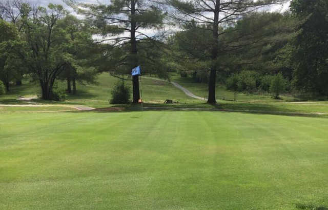 A view of a hole at Phil Harris Golf Course.