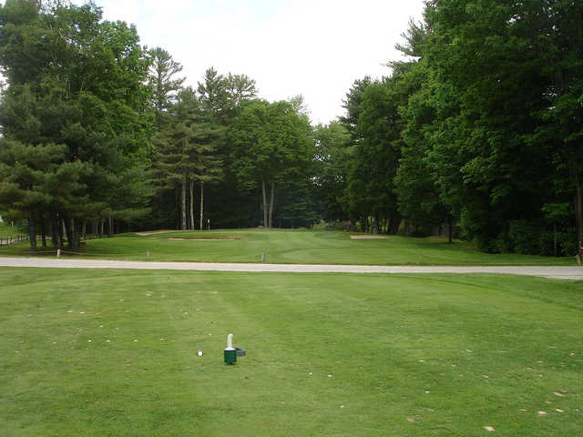 A view from a tee at Indian Mound Golf Club