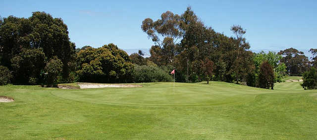 View from a green at Brighton Public Golf Course.