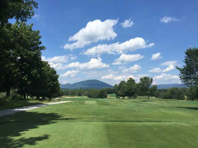 A view from a tee at Ekwanok Country Club