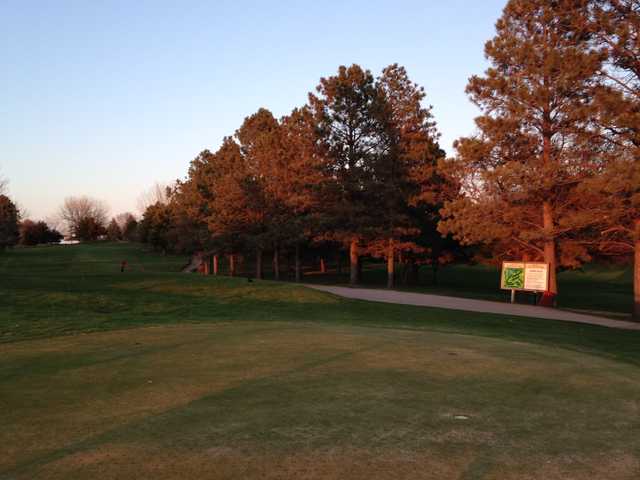 A view of a hole at Britton Country Club