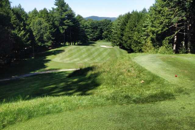 A view from a tee at Den Brae Golf Club