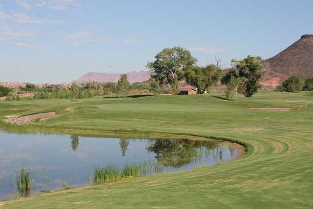 A view of hole #5 at Southgate Golf Club