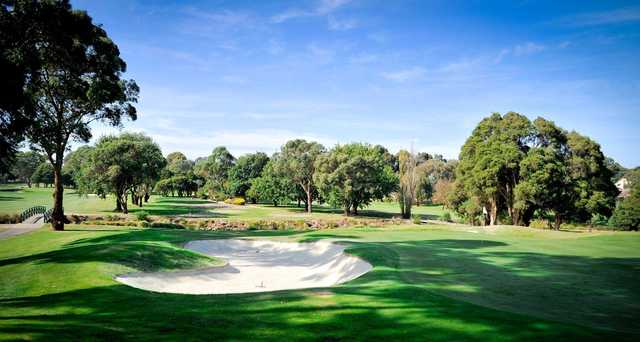 View from the 6th green at Box Hill Golf Club