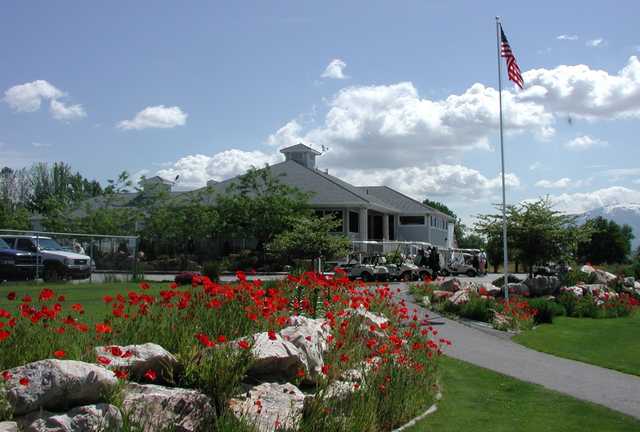 A view of the clubhouse at Schneiter's Bluff Golf Club