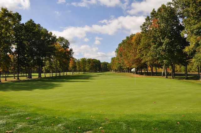 A view of the 1st green at Championship Course from Atkinson Resort & Country Club