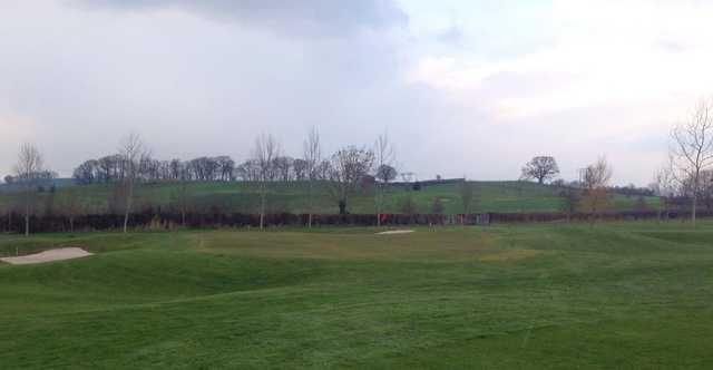 A view of hole #2 at Lakeside Golf Course