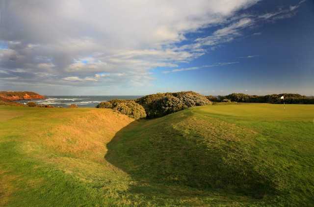 View of a green at Flinders Golf Club.