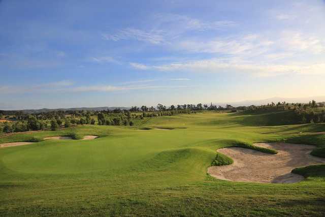 Looking back from the 8th green at Gardiners Run Golf Course.