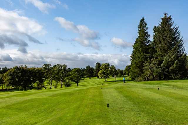 A view from a tee at Uphall Golf Club.