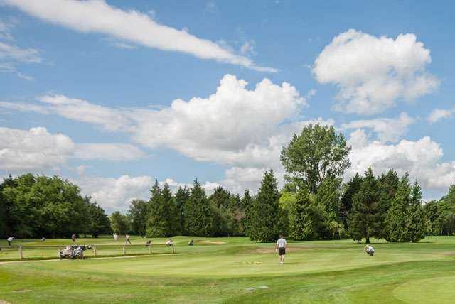 A look out onto the course at North Oxford Golf Club