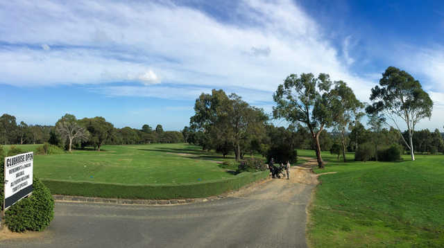A view of a tee at Waverley Golf Club.
