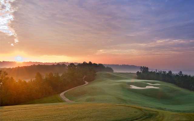 A view from tee #6 at Robert Trent Jones Golf Trail from Ross Bridge.