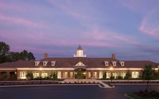 A view of the clubhouse at Inverness Country Club
