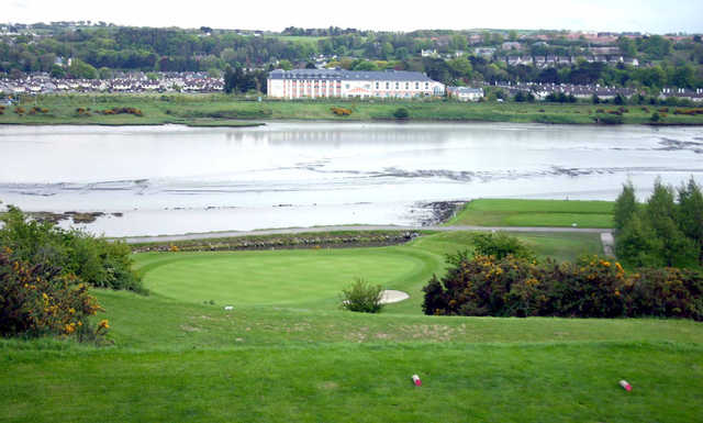 A view of the 4th hole at Mahon Golf Club