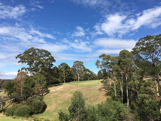 A view from Mount Macedon Golf Club.