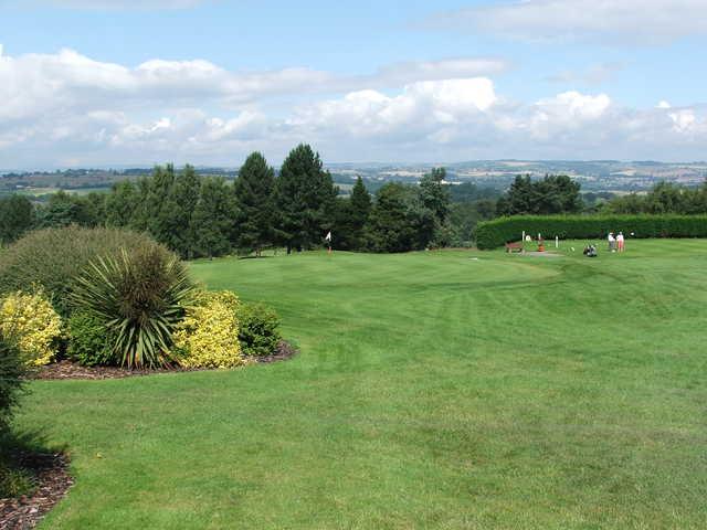 A view of a green at Bishop Auckland Golf Club
