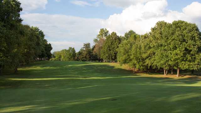 A view of a fairway at Kokomo Country Club.