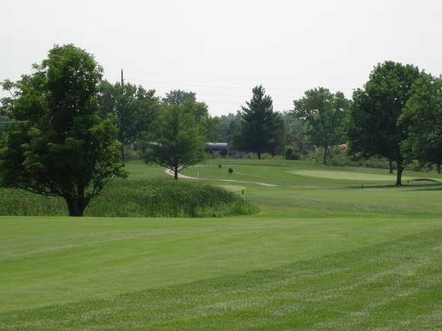 A view from the 18th fairway at Garrett Country Club