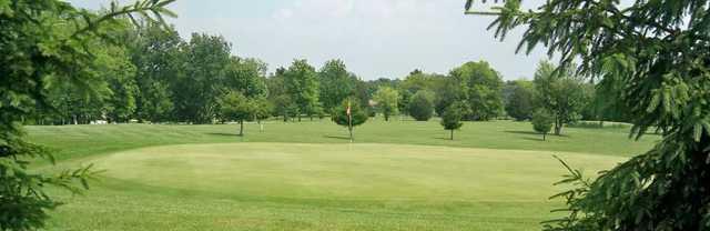 A view of a green at Old Hickory Golf Course.