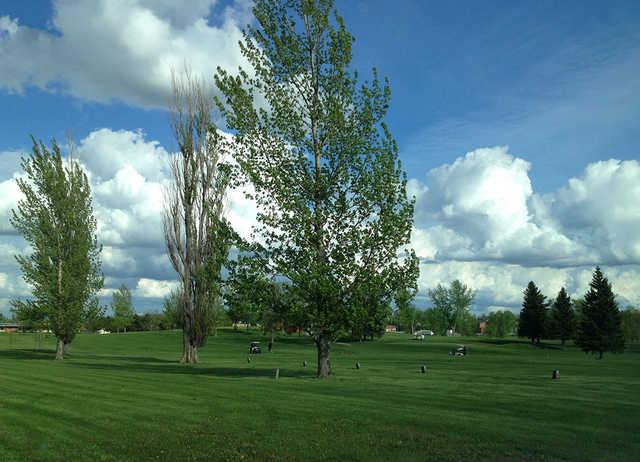 A sunny day view from Webster Golf Course
