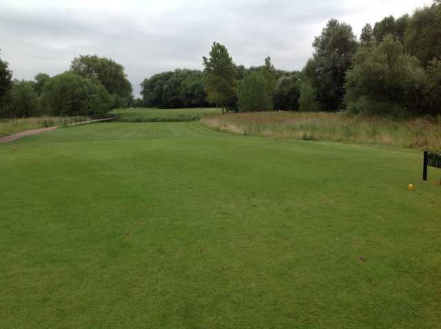 View of the 18th tee at Beedles Lake Golf Club.