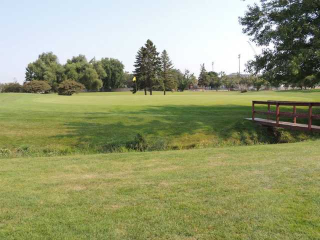 A view over a bridge at Elmwood Golf Club