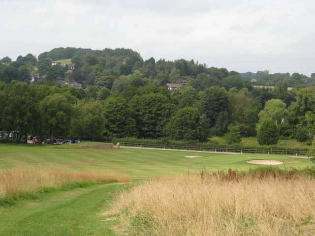 View of the finishing hole at Greenway Hall Golf Club