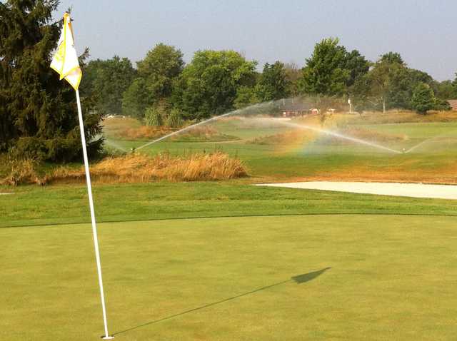 A view of a hole at Balmoral Golf Club