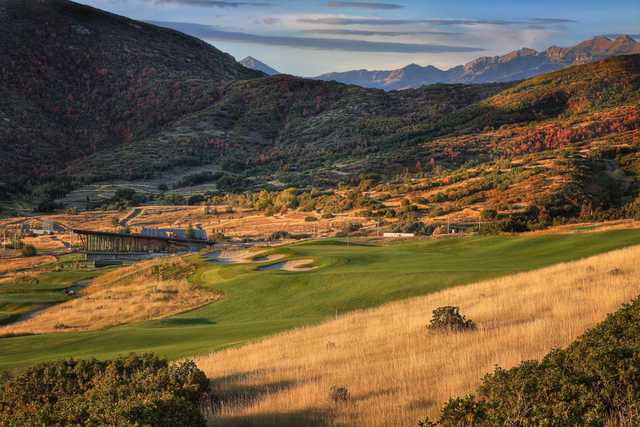 A view of a fairway at Soldier Hollow Golf Course